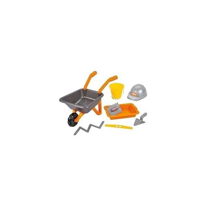 Pack de albañilería Ecoiffier Super - carretilla 50 cm 496 Pack de albañilería Ecoiffier Super - carretilla 50 cm 496