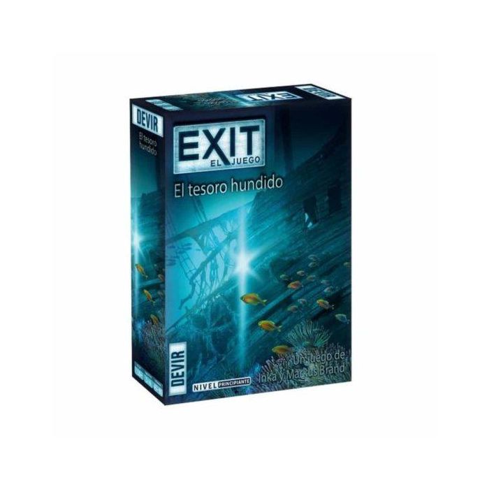 Devir Juego Exit El Tesoro Hundido - Juego de Mesa Escape Room con Pistas y Enigmas, hasta 6 Jugadores, Edad 10+, Español 0 Devir Juego Exit El Tesoro Hundido - Juego de Mesa Escape Room con Pistas y Enigmas, hasta 6 Jugadores, Edad 10+, Español 0