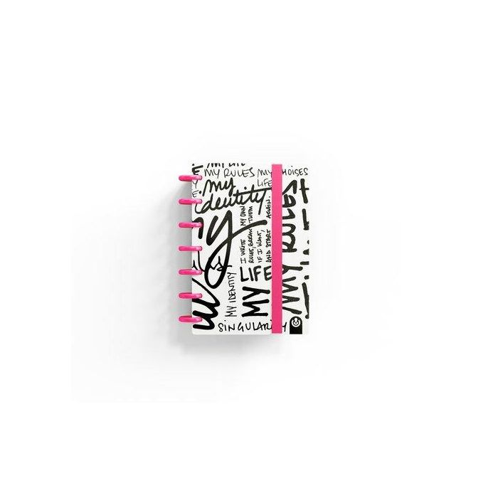 Bloc Carchivo Ingeniox Edit My Life Tapa Pp Mini 80H 100G Dots Rosa (Set de 2)