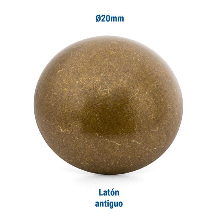Tachuela Lisa Hierro Ø20 Acabado Laton Antiguo Heico (3000 Unidades) 2 Tachuela Lisa Hierro Ø20 Acabado Laton Antiguo Heico (3000 Unidades) 2