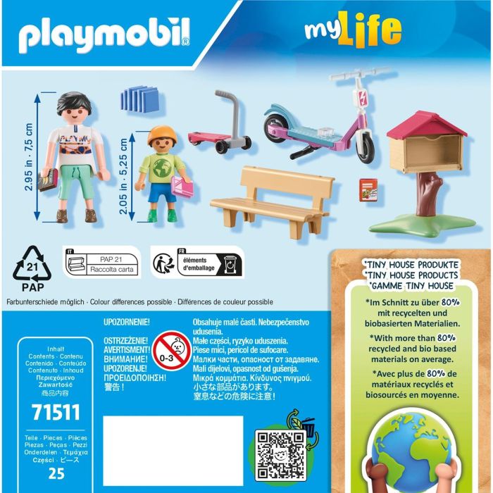 Playmobil Intercambio De Libros 71511 My Life Juguete Niños +4 Años 4