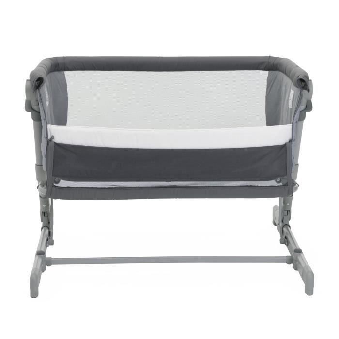 Cuna colecho CHICCO Next2Me GO - Compacta - Plegable - Reclinable - 6 niveles de altura - Gris oscuro 1 Cuna colecho CHICCO Next2Me GO - Compacta - Plegable - Reclinable - 6 niveles de altura - Gris oscuro 1