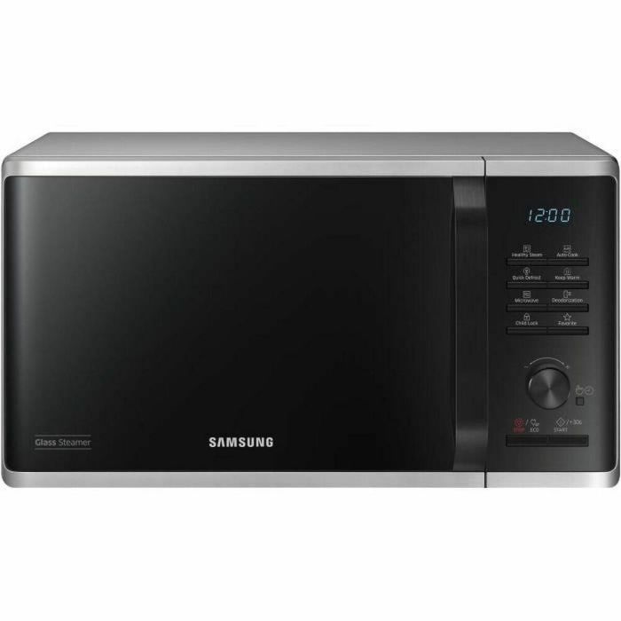 Samsung MS23K3555ES Microondas SOLO 23L, 800W, Plata y Negro, 20 Programas, Cavidad Cerámica, Desodorización, Bloqueo Infantil 0 Samsung MS23K3555ES Microondas SOLO 23L, 800W, Plata y Negro, 20 Programas, Cavidad Cerámica, Desodorización, Bloqueo Infantil 0