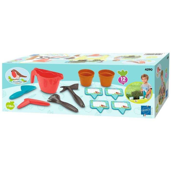 Ecoiffier 4290 La Jardinera Adornada 31 cm con 11 Accesorios para Jardinería Infantil 1 Ecoiffier 4290 La Jardinera Adornada 31 cm con 11 Accesorios para Jardinería Infantil 1