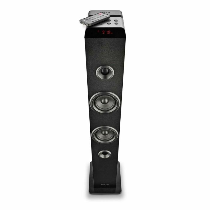 NGS SKYCHARMPRO Torre de Sonido 50W Bluetooth 5.4 con Broadcasting, USB, Óptica, Auxiliar y Radio FM 16