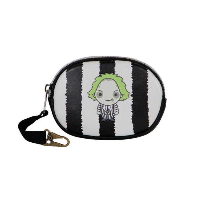 Monedero Pill Stripes Bitelchús / Beetlejuice Blanco 1