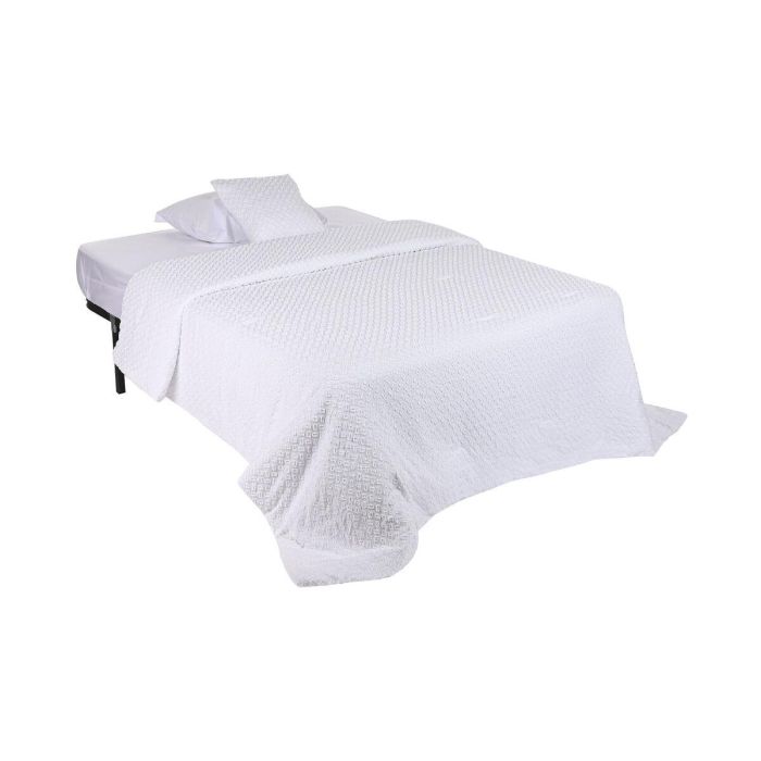 Colcha Boho DKD Home Decor Blanco 260 x 180 cm Colcha Boho DKD Home Decor Blanco 260 x 180 cm