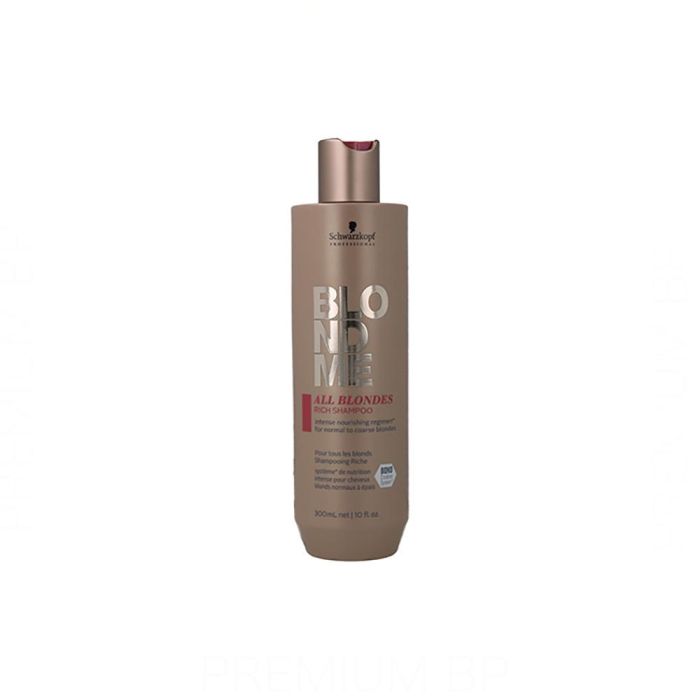 Schwarzkopf Blondme Keratin Restore All Blondes Rich Champú 300ML