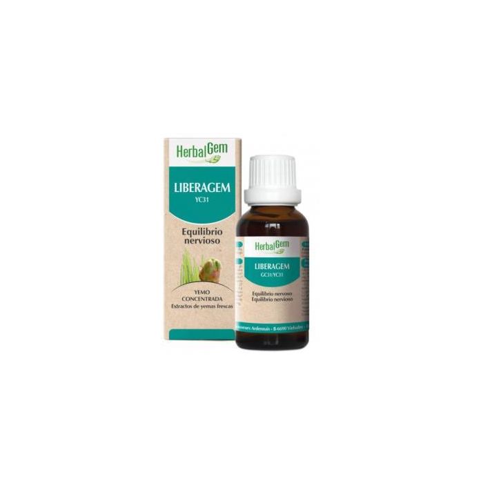 HERBALGEM Liberagem 50Ml. Bio Complemento Alimenticio para el Equilibrio Nervioso con Yemas Frescas
