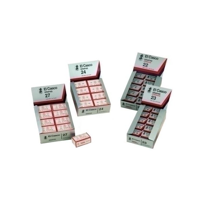 Grapas Casco 22 Galvanizadas Caja De 1000