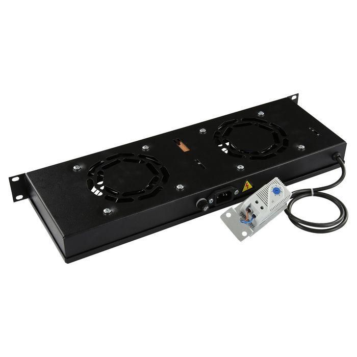 Lanview by Logon 2 FANS, ANALOG THERMOSTAT RACK MOUNT FAN MODULE 1U 1 Lanview by Logon 2 FANS, ANALOG THERMOSTAT RACK MOUNT FAN MODULE 1U 1