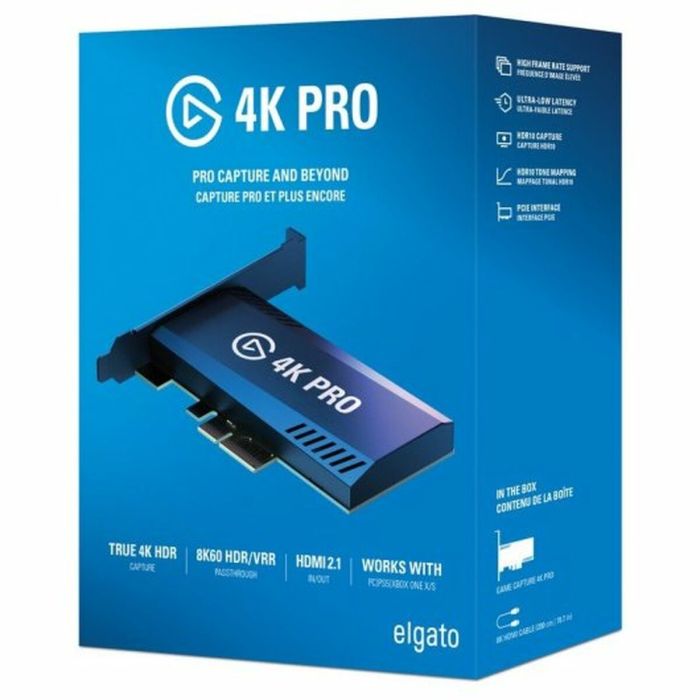 Capturadora Video Gaming Elgato Capture 4K Pro 1