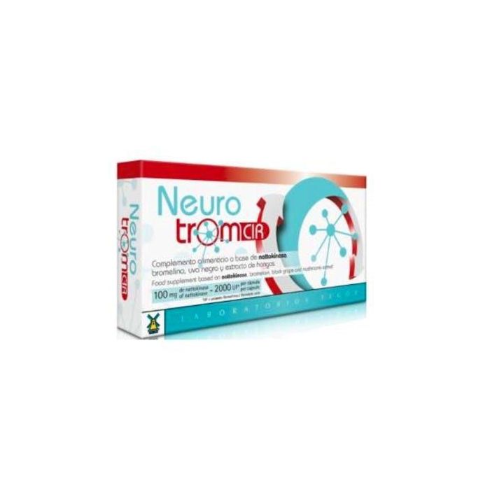 TEGOR Neurotrom Cir 28Cap. Suplemento Nattokinasa, Bromelina y Uva Negra para Mantenimiento Cardiovascular, 28 Cápsulas