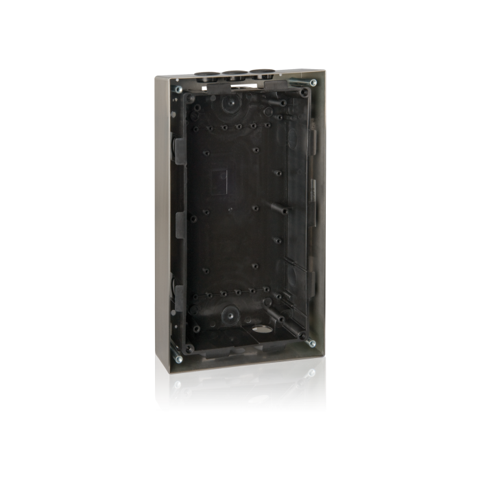 Commend C-WSSH50VSS Caja de Instalación en Superficie Antivandálica para Módulos y Puestos Interfonía Serie WS Acero 1.5mm Gris Commend C-WSSH50VSS Caja de Instalación en Superficie Antivandálica para Módulos y Puestos Interfonía Serie WS Acero 1.5mm Gris