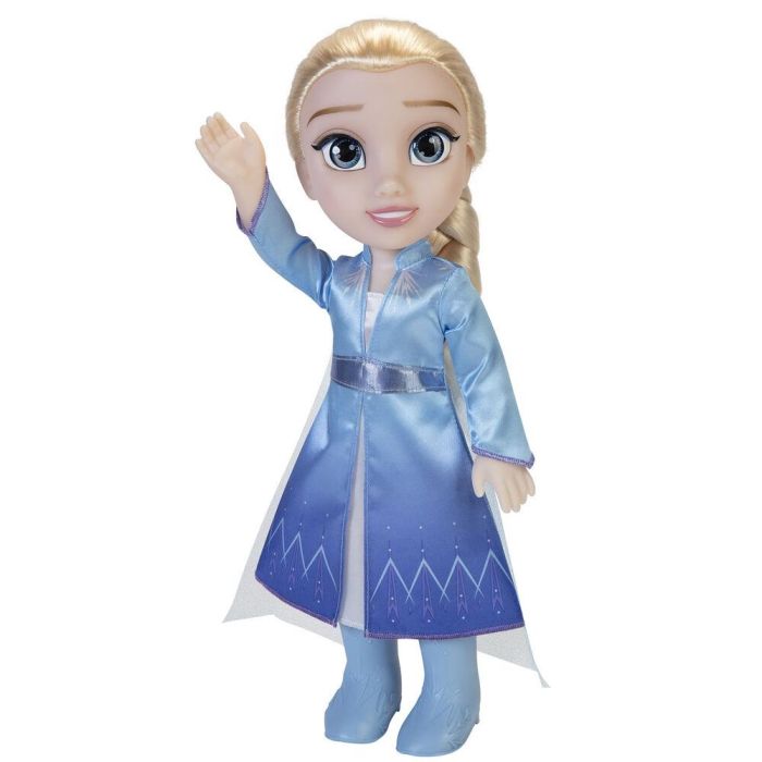 Jakks Pacific 211804 Muñeca Elsa 38 cm Disney Frozen 2 con Traje de Película Detallado y Capa Brillante para Niñas +3 Años 1