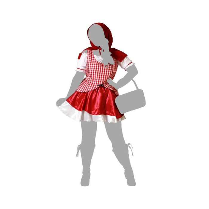 Disfraz Caperucita Roja Con Capucha Mujer Adulto XL 4