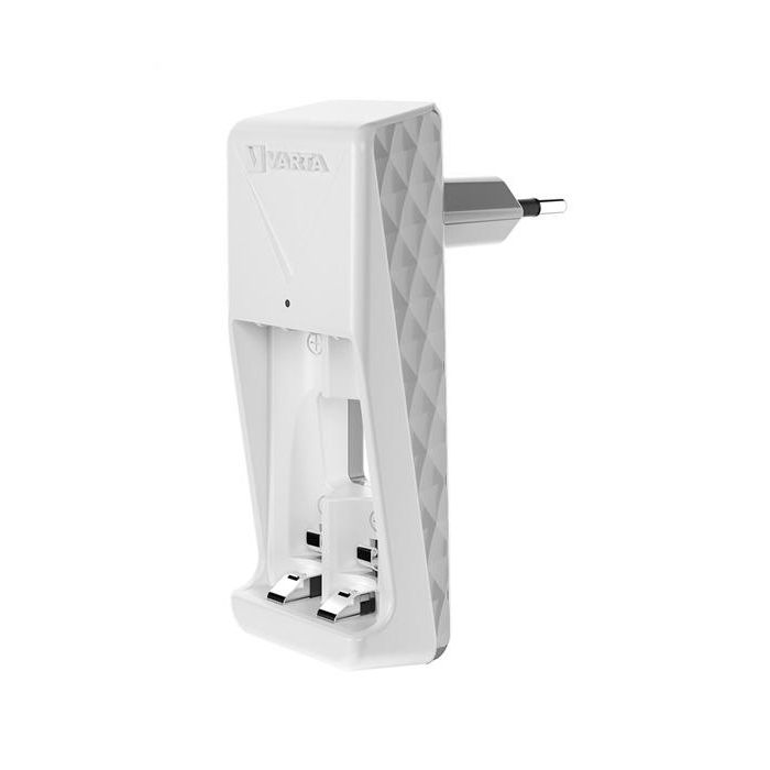 Varta Cargador de Pilas 2 AA/AAA Mini y 2xAA 2100 mAh con Protección y LED Blanco 3 Varta Cargador de Pilas 2 AA/AAA Mini y 2xAA 2100 mAh con Protección y LED Blanco 3