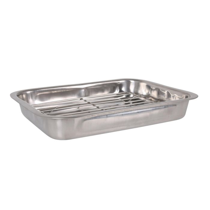 Bandeja rectangular con grill Quttin 33x24 cm (6 Unidades) 4 Bandeja rectangular con grill Quttin 33x24 cm (6 Unidades) 4
