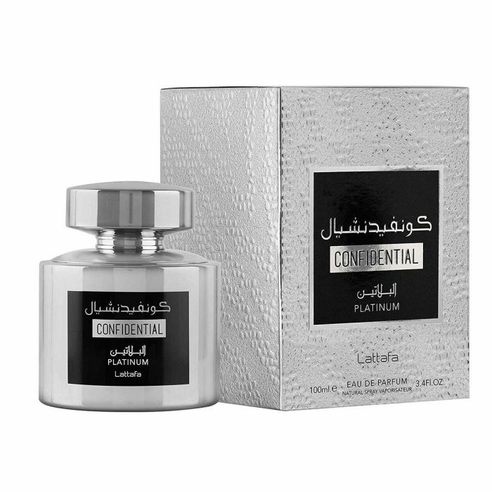Lattafa Confidential platinum eau de parfum 100 ml vaporizador