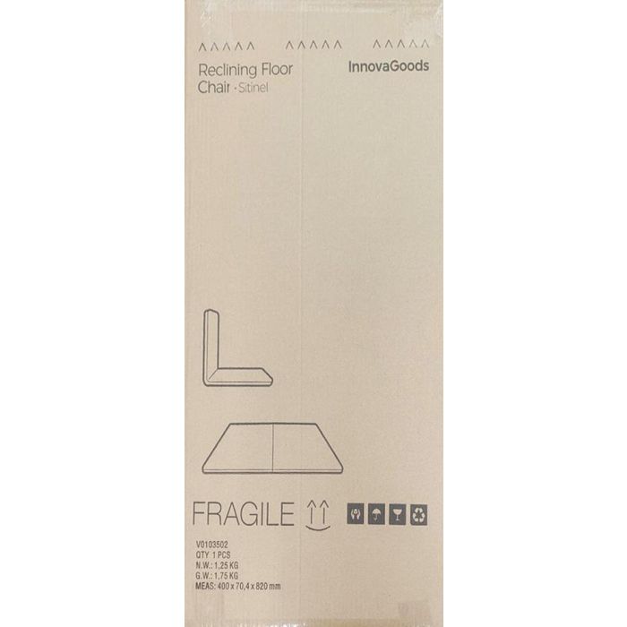Silla de suelo reclinable Sitinel Innovagoods - Inde 15 Silla de suelo reclinable Sitinel Innovagoods - Inde 15