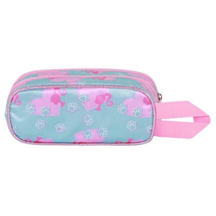 Barbie Estuche Portatodo 3D Doble Pets Rosa con relieve, 2 compartimentos y cremallera 2 Barbie Estuche Portatodo 3D Doble Pets Rosa con relieve, 2 compartimentos y cremallera 2