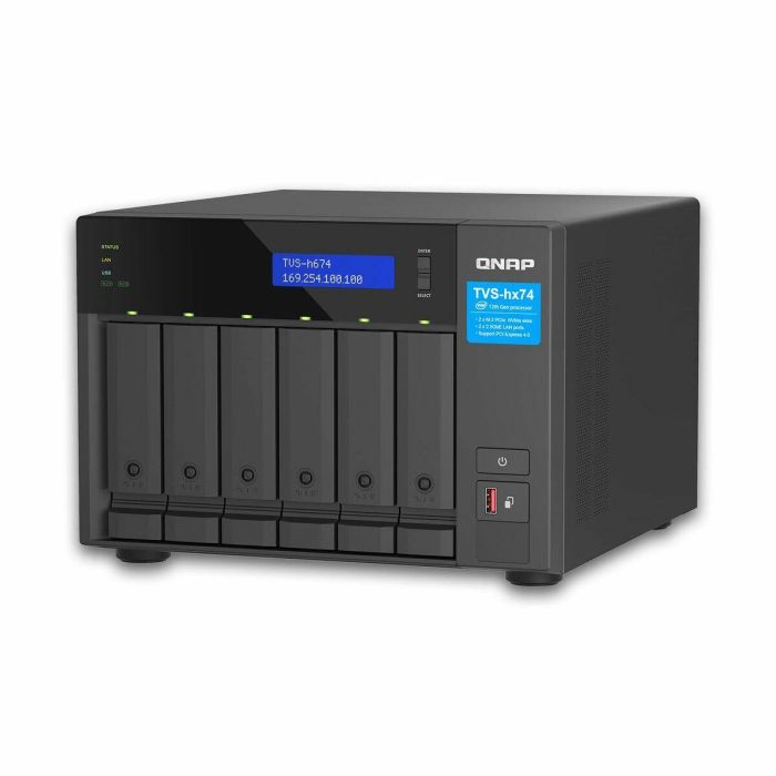 Almacenamiento en Red NAS Qnap TVS-H674 Negro intel core i5-12400 15 Almacenamiento en Red NAS Qnap TVS-H674 Negro intel core i5-12400 15