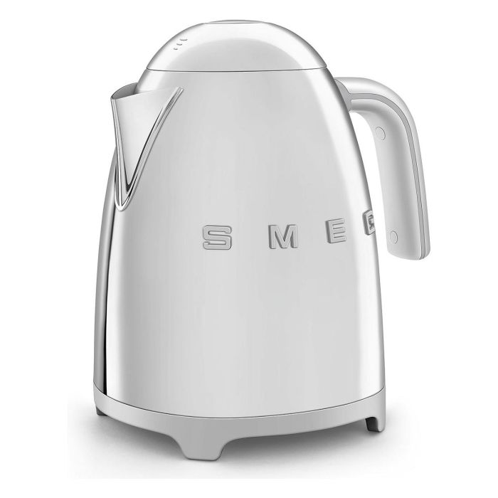 SMEG KLF03SSEU Hervidor de agua de acero inoxidable, 1.7L, 2400W, con filtro antical, apagado automático y base giratoria 360°