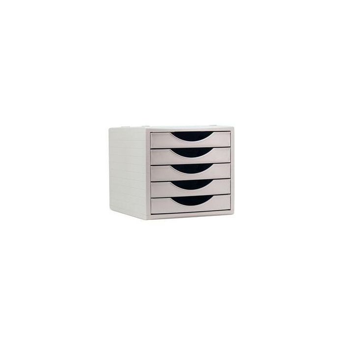 Archivo 2000 Módulo Archivotec 5 Cajones Válido Para Formato Din A4, Fólio Y Subcarpeta 340x270x260 mm Gris Archivo 2000 Módulo Archivotec 5 Cajones Válido Para Formato Din A4, Fólio Y Subcarpeta 340x270x260 mm Gris