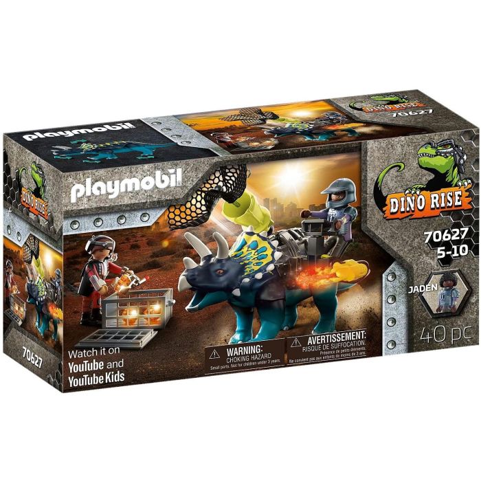 Playmobil Triceratops: Disturbios Por Las Piedras Playmobil Triceratops: Disturbios Por Las Piedras