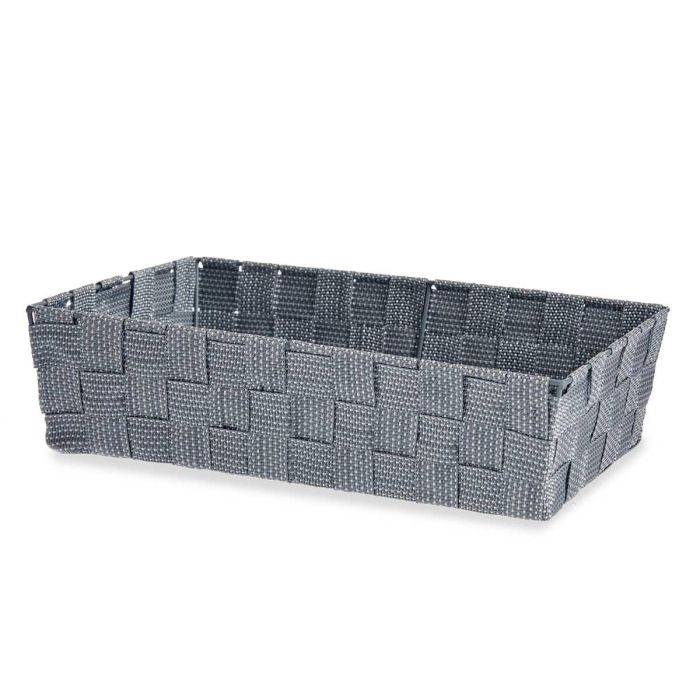 Cesta Tela Rect Sin Asas 34Cm Gris Kipit (18 Unidades) 2 Cesta Tela Rect Sin Asas 34Cm Gris Kipit (18 Unidades) 2