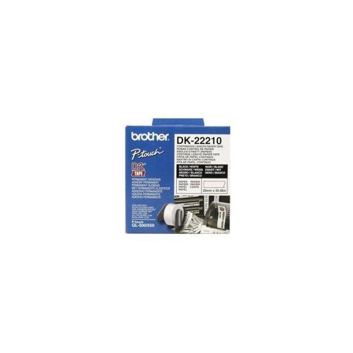 Consumibles Brother Cinta Papel Continuo Blanco 29x3048