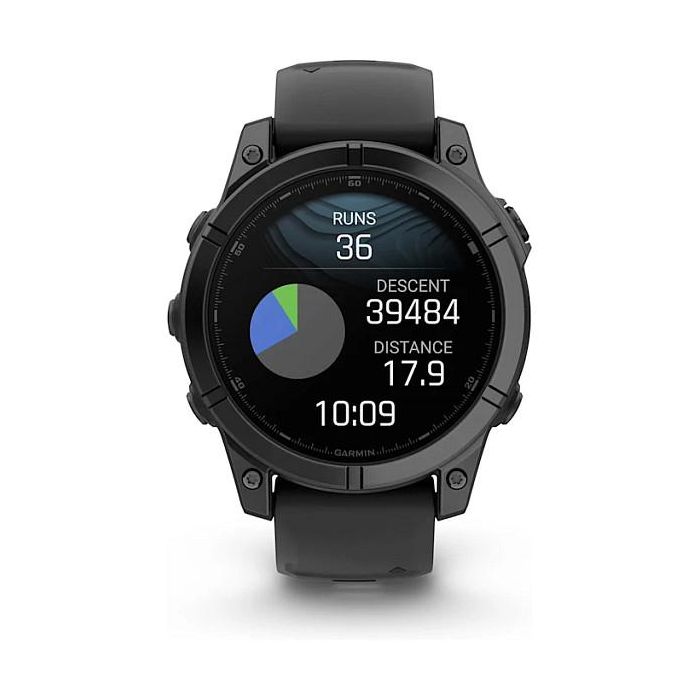 Garmin Reloj Inteligente Fenix E (47mm) Negro / Gris Pizarra AMOLED Pantalla Táctil GPS Resistente al Agua 5