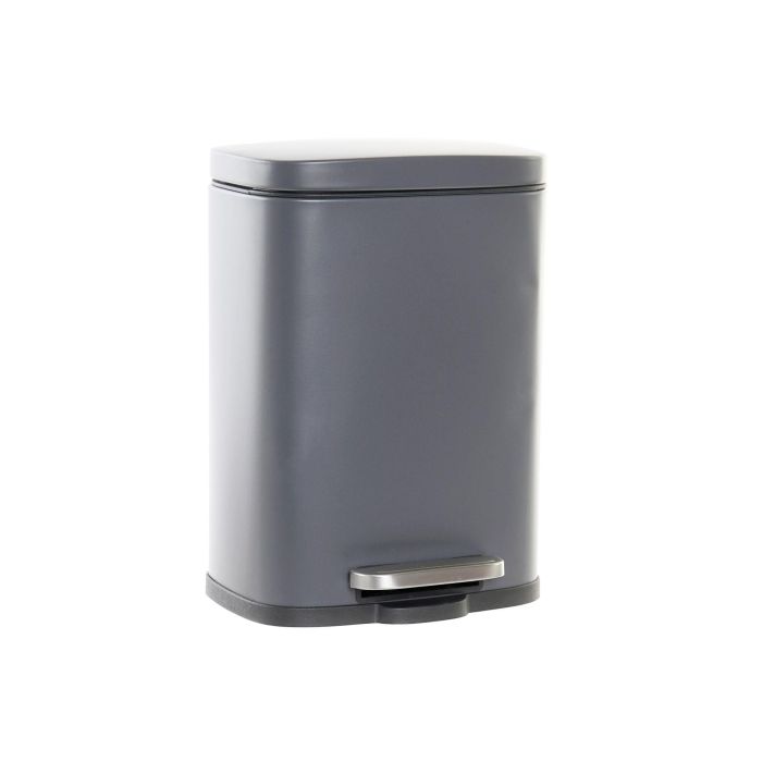 Papelera Basicos DKD Home Decor Gris Claro 18 x 29.5 x 21 cm