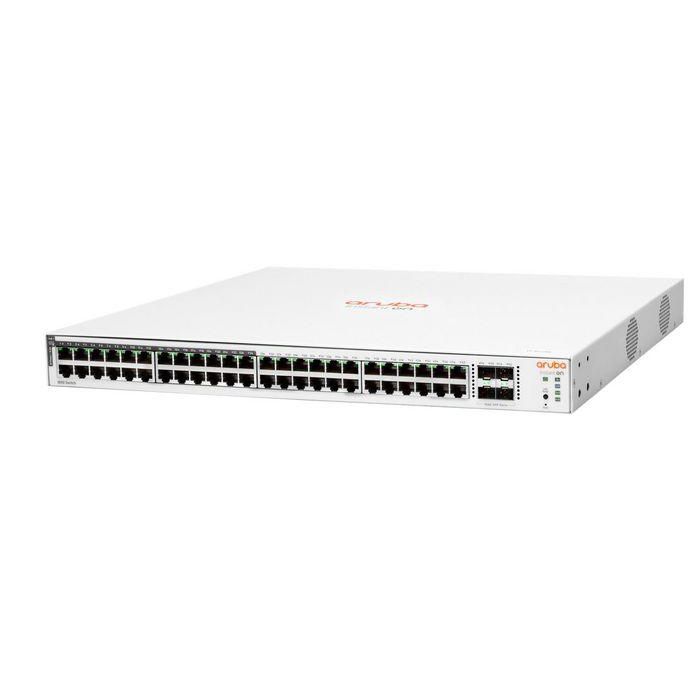 Hewlett Packard Enterprise Aruba Instant On 1830 Smart-Managed Layer 2 Gigabit Ethernet Switch 48G 24p Class4 PoE 4SFP 370W 1