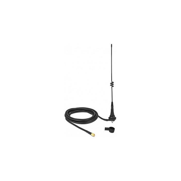 DeLOCK Antena LPWAN 868MHz SMA 4.5dBi Omnidireccional Fija, Con Cable RG-58 C/U 2.5m, para Exteriores, Negro 2 DeLOCK Antena LPWAN 868MHz SMA 4.5dBi Omnidireccional Fija, Con Cable RG-58 C/U 2.5m, para Exteriores, Negro 2