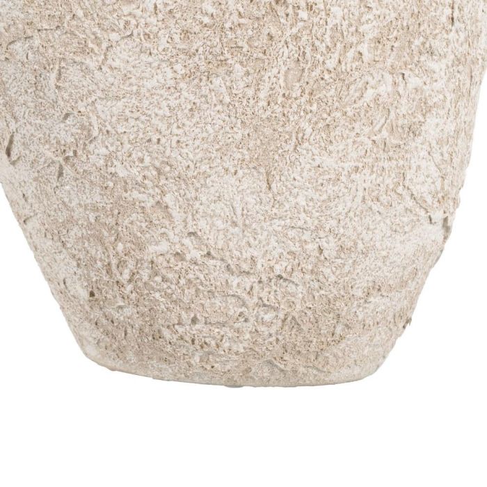 Jarrón Blanco Rústico Cerámica 32 X 15 X 40 cm