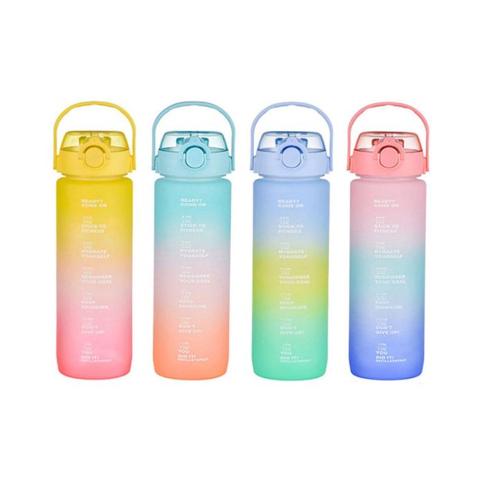 Botella de Agua Sport Multicolor 600 ml - Bewinner (12 Unidades) Botella de Agua Sport Multicolor 600 ml - Bewinner (12 Unidades)
