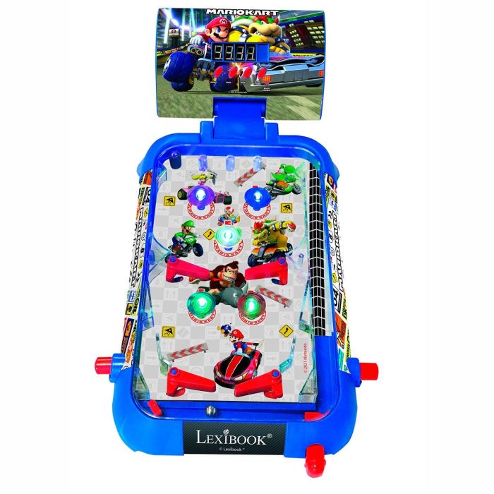 Lexibook Pinball Electrónico Mario Kart Nintendo JG610NI +5 Años Juego de Mesa Infantil 1 Lexibook Pinball Electrónico Mario Kart Nintendo JG610NI +5 Años Juego de Mesa Infantil 1