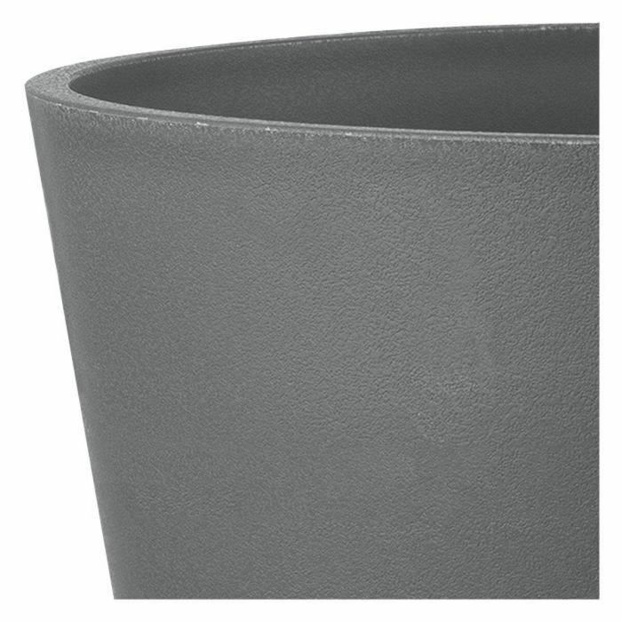 Maceta cuadrada - DEROMA - Origen - 12 L - Gris 2 Maceta cuadrada - DEROMA - Origen - 12 L - Gris 2
