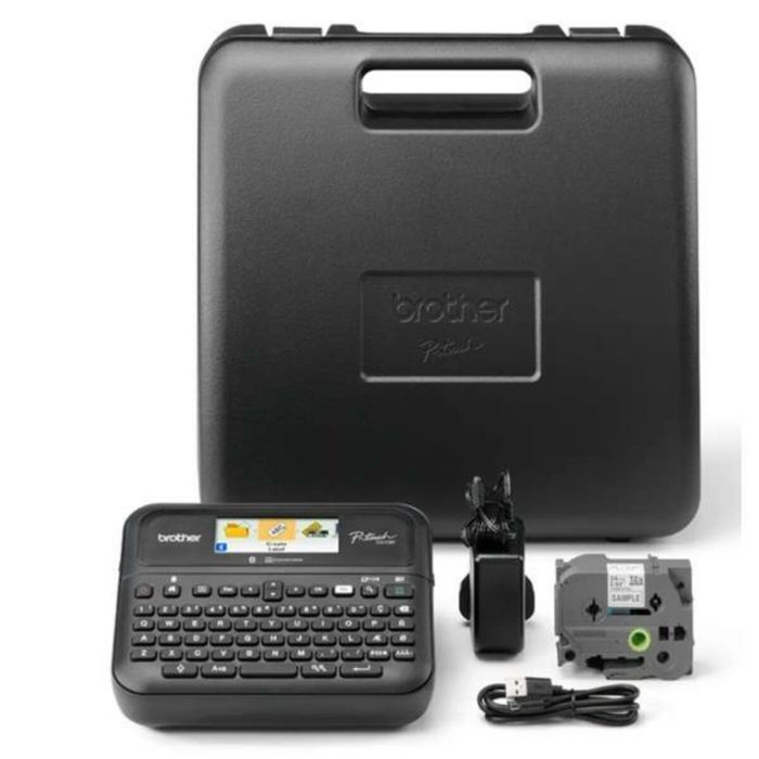 Rotuladora Eléctrica Brother PT-D610BVP Negro (3 Unidades) 1 Rotuladora Eléctrica Brother PT-D610BVP Negro (3 Unidades) 1