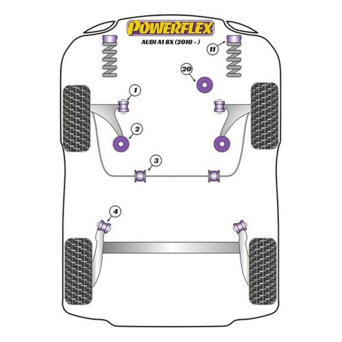 Silentblock Powerflex PFF85-430 1 Silentblock Powerflex PFF85-430 1