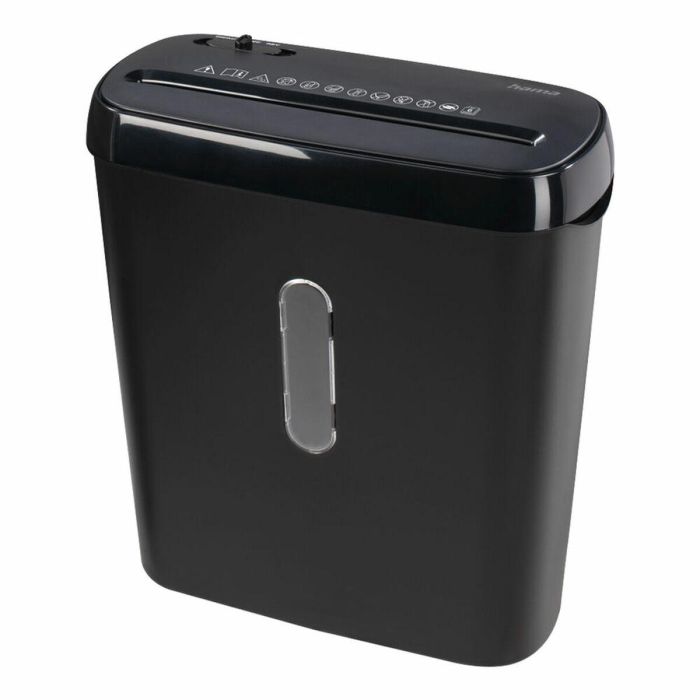 Hama Destructora de Papel Basic S6, Corte en Tiras, 6 Hojas, 8L, Negro Hama Destructora de Papel Basic S6, Corte en Tiras, 6 Hojas, 8L, Negro