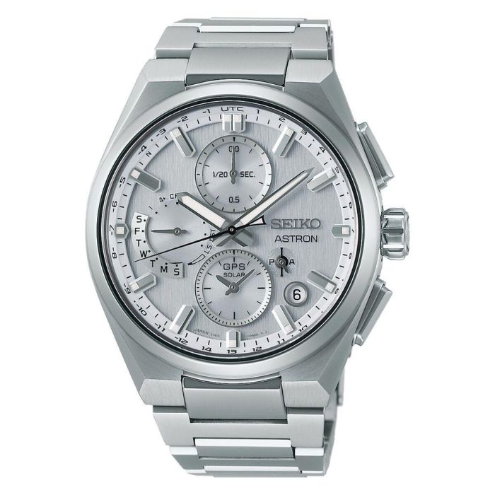 Reloj Unisex Seiko ASTRON Mod. SOLAR GPS Plateado Reloj Unisex Seiko ASTRON Mod. SOLAR GPS Plateado
