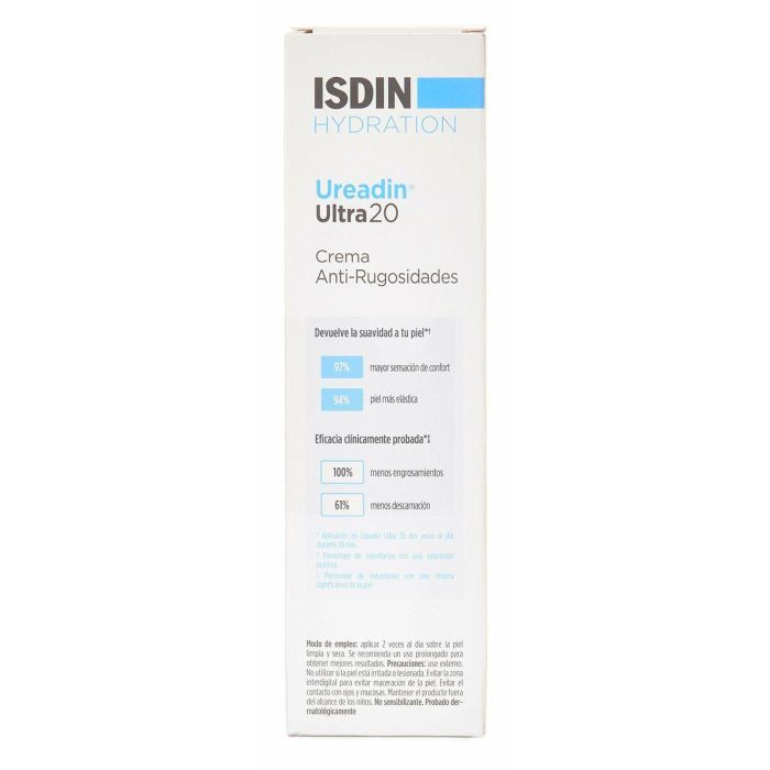 ISDIN Ureadin Ultra20 Crema Corporal Exfoliante e Hidratante Anti-Rugosidades con Urea para Piel Muy Seca y Áspera 100 ml 1