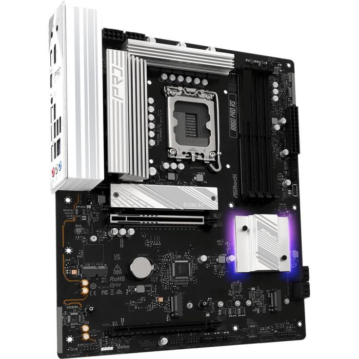 ASRock 90-MXBRM-A0UAYZ Placa Base B860 LGA 1851 ATX 4 DDR5 256GB 2.5G LAN HDMI DP SATA3 M.2 3