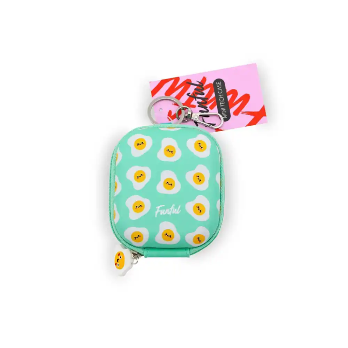 Wondee Mini Estuche Tecnologico para Auriculares y Accesorios Pequeños, Organizador Portatil con Mosqueton 3