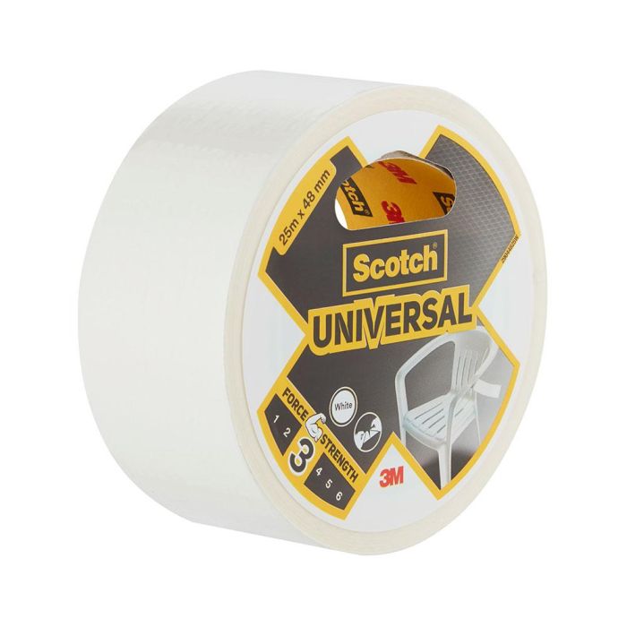 Cinta Americana Scotch 48Mmx25M Blanca Universal 3M Cinta Americana Scotch 48Mmx25M Blanca Universal 3M