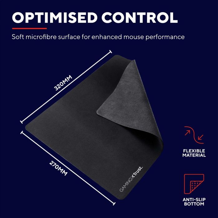 Alfombrilla Gaming Trust 21567 GXT754 Negro 5 Alfombrilla Gaming Trust 21567 GXT754 Negro 5