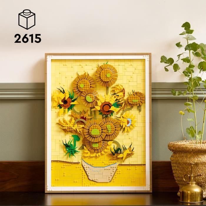 LEGO Art 31215 Vincent van Gogh Girasoles - Arte mural, Construcción para adultos 1 LEGO Art 31215 Vincent van Gogh Girasoles - Arte mural, Construcción para adultos 1