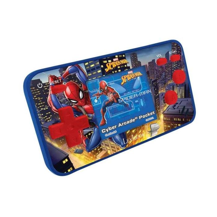 Consola de bolsillo spiderman pantalla 1.8'' con 150 juegos incluidos.10 con spiderman 14x13x3.50 cm - modelos surtidos 1 Consola de bolsillo spiderman pantalla 1.8'' con 150 juegos incluidos.10 con spiderman 14x13x3.50 cm - modelos surtidos 1